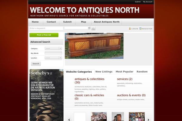 Classifiedstheme theme site design template sample