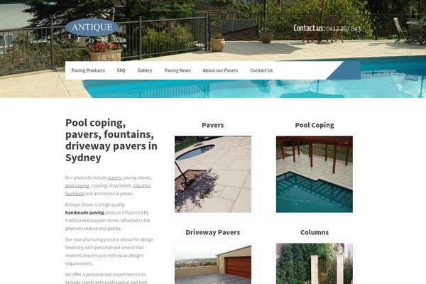 Constructzine Lite theme site design template sample