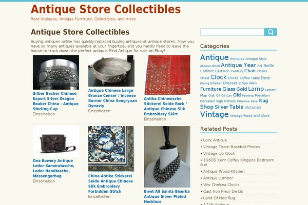 antiquestorecollectibles.com site used BirdMAGAZINE