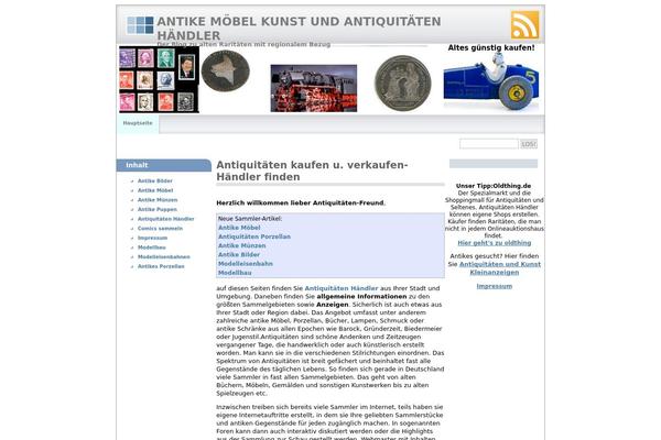 antiquitaeten-infos.de site used Wp Multiflex 3