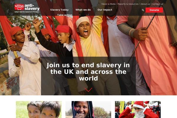 antislavery.org site used Pedalo