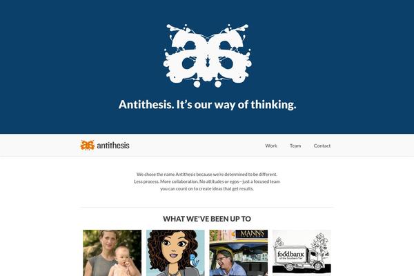 antithesis WordPress theme, websites list used antithesis theme antithesis theme websites examples
