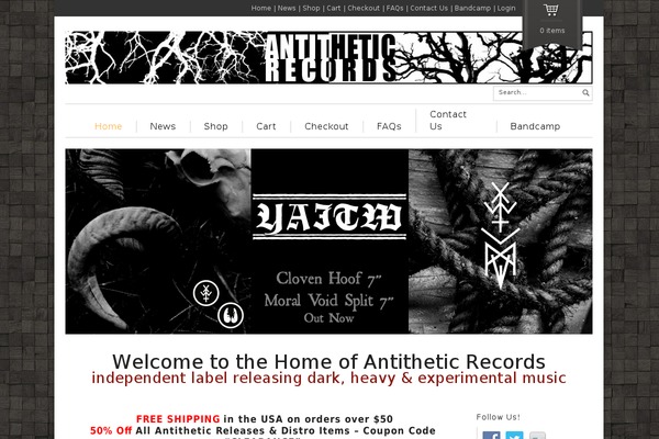 antitheticrecords.com site used Maya