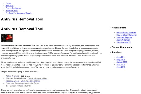 Chosen theme site design template sample