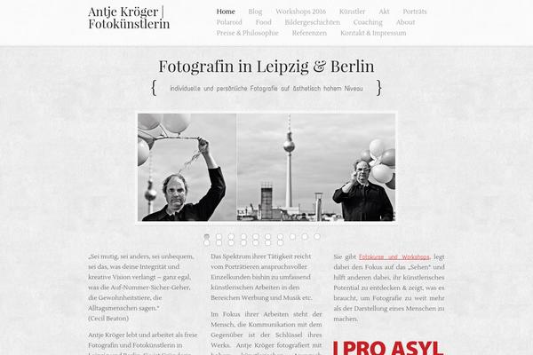 antjekroeger.de site used Penandpaper_wp_1.0.1