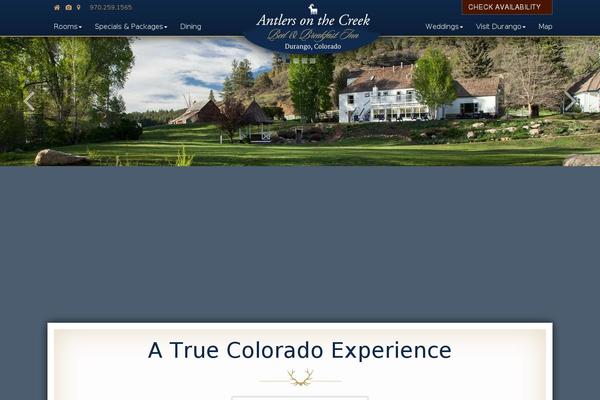 Site using Scroll Triggered Boxes plugin