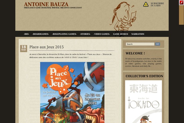 antoinebauza.fr site used Retromania