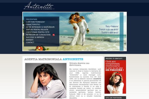 antoinette.ro site used Antoinette