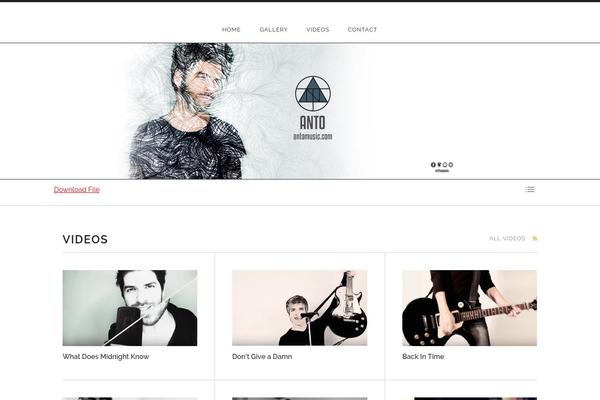 Promenade theme site design template sample