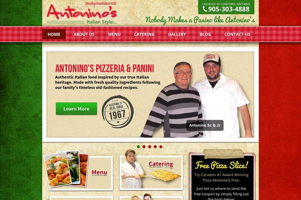 antoninospizza.ca site used Antoninospizza