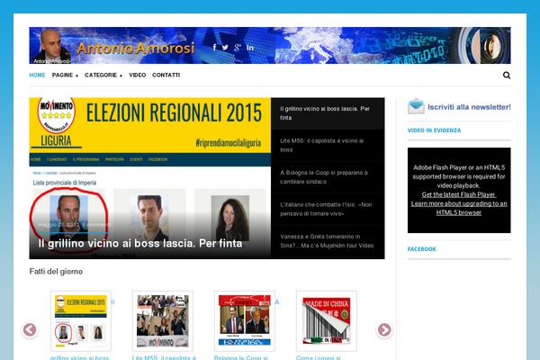 Site using Extensive Recent Posts Widget plugin