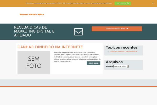 Twenty Twelve theme site design template sample