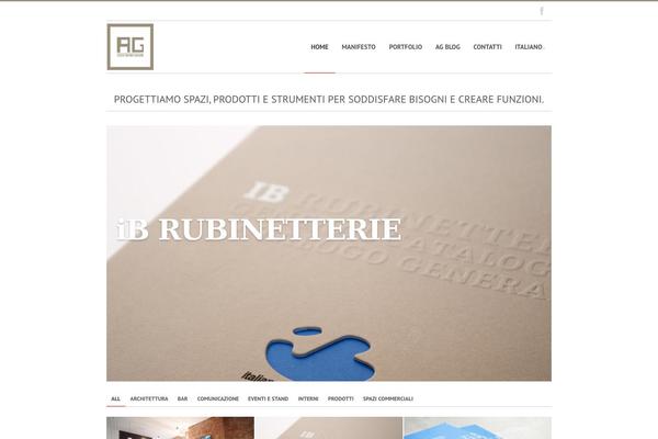 Gridz theme site design template sample