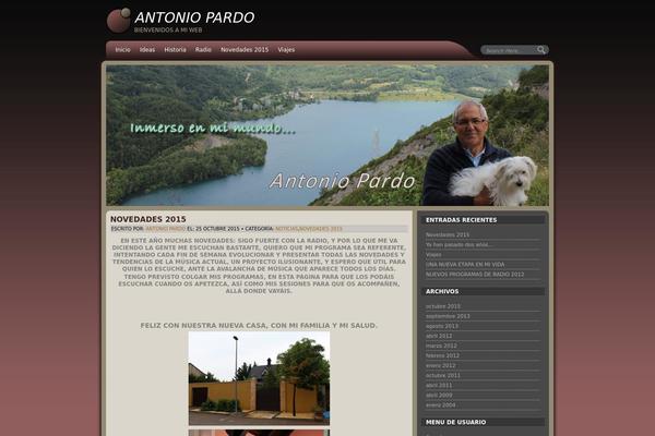 Evening Shade theme site design template sample