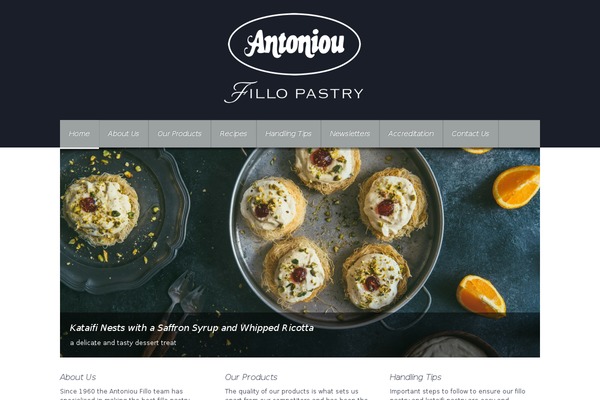 Gusteau theme site design template sample