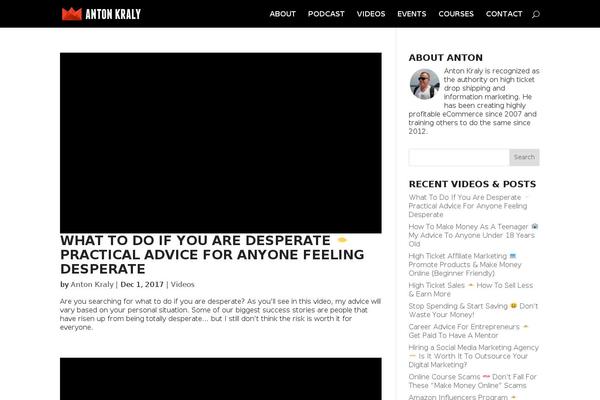Divi theme site design template sample