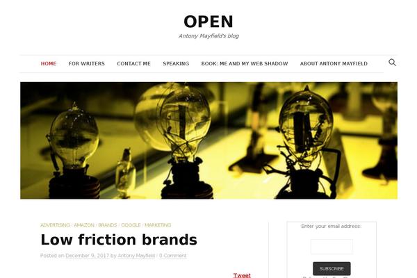 antonymayfield.com site used Cubic