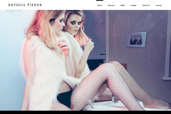 Stardust theme site design template sample