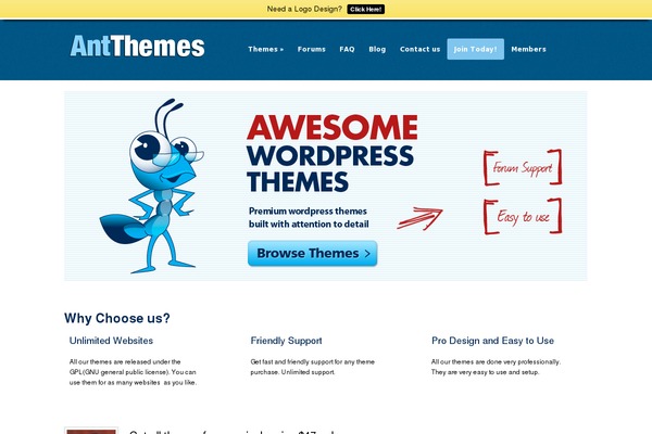 Site using Meks ThemeForest Smart Widget plugin