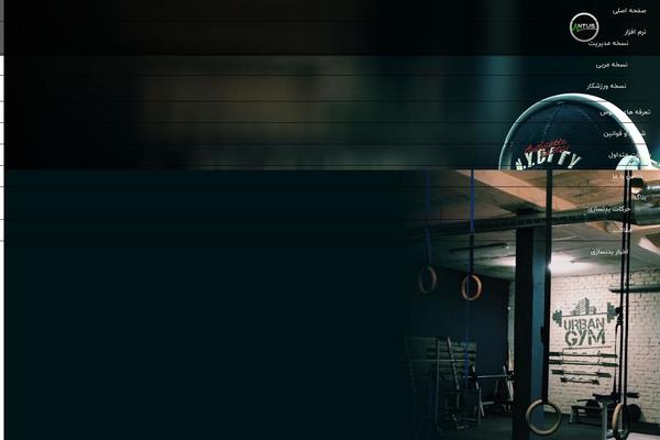Site using Font-farsi plugin