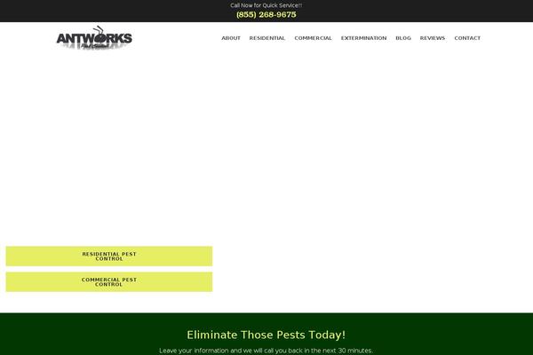 Pestcontrol theme site design template sample