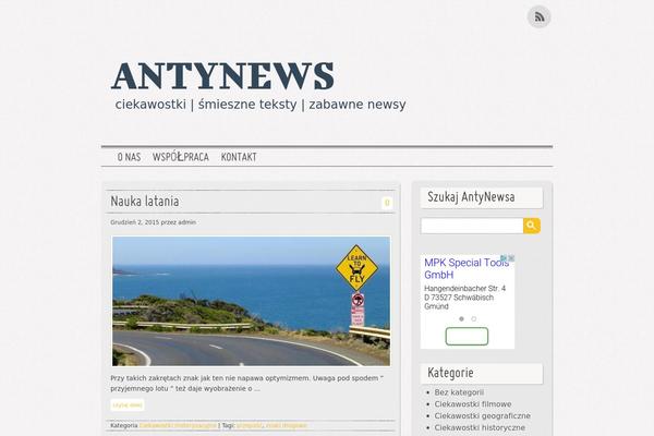 Grisaille theme site design template sample
