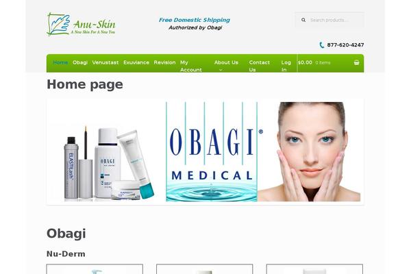 Site using Storefront-designer plugin