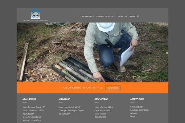 Site using Wordpress_image_mapper plugin