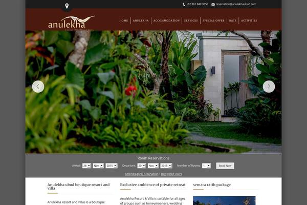 Soho Hotel theme site design template sample