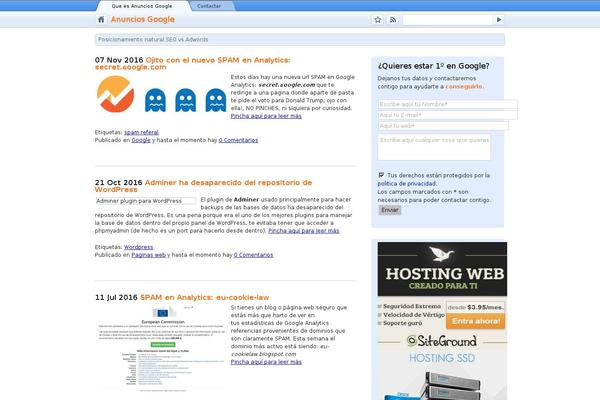 Orbital theme site design template sample
