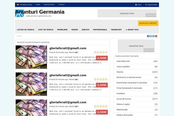 Ct theme site design template sample