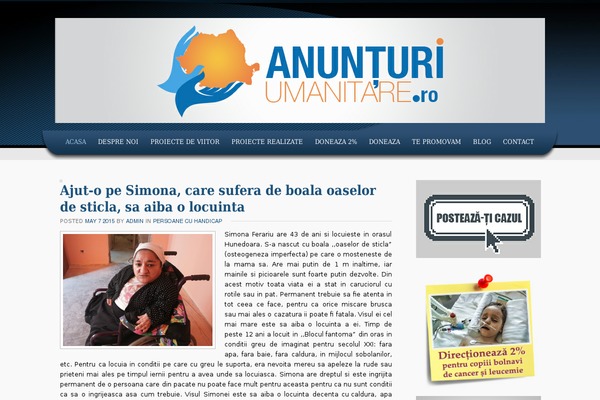 anunturiumanitare.ro site used Transition