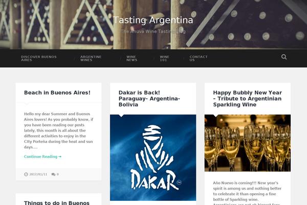 Baskerville theme site design template sample