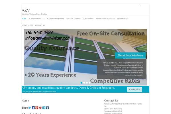Attitude theme site design template sample