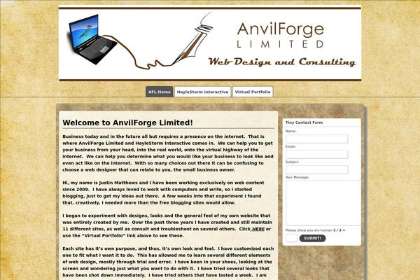 Suffusion theme site design template sample