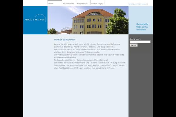 Atrium theme site design template sample