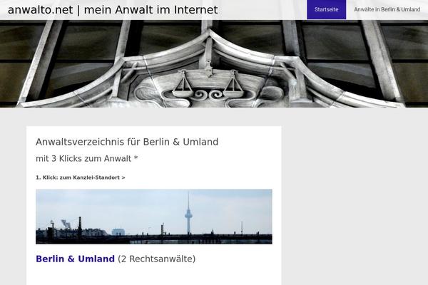 Radiate theme site design template sample