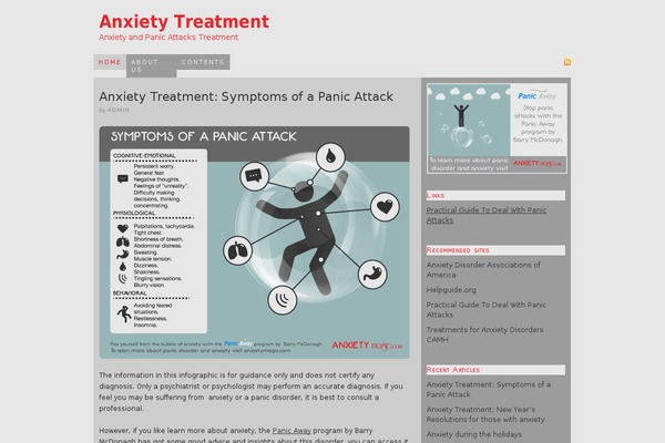 anxietymagic.com site used Thesis 1.7
