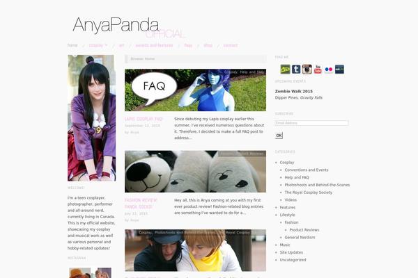 Oxygen theme site design template sample