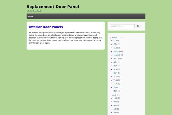 R theme site design template sample