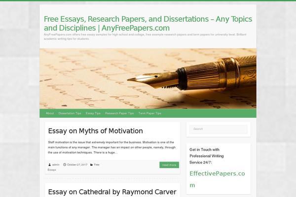 Savona theme site design template sample