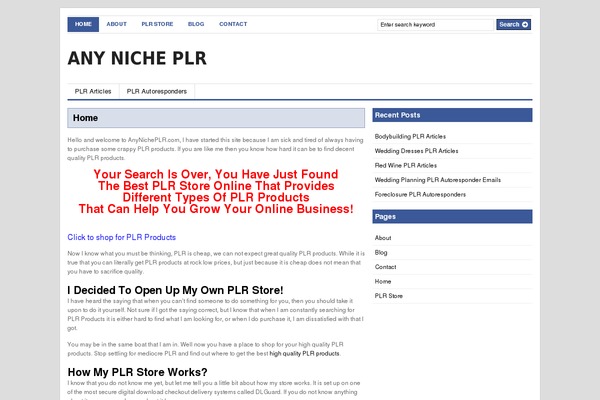 Gazette theme site design template sample