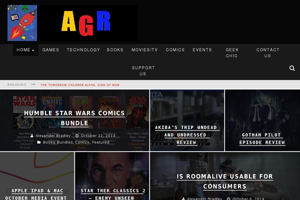 anythinggeekyreviewed.co.uk site used Slanted
