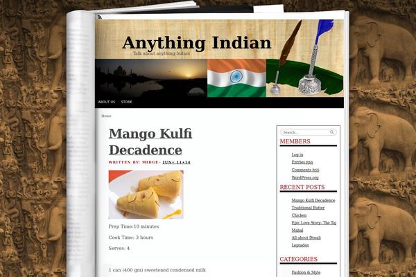 Fresh Ink Magazine theme site design template sample