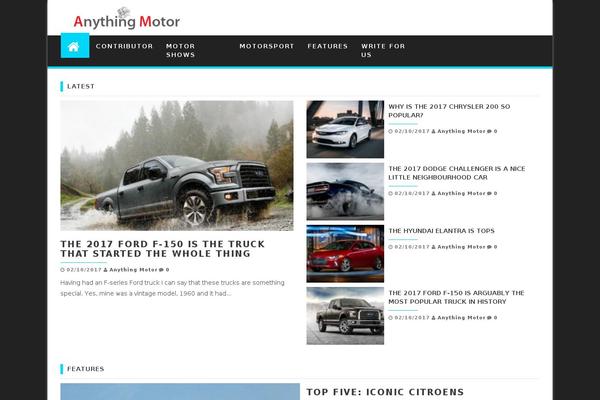 anythingmotor.com site used Responsive Magazine