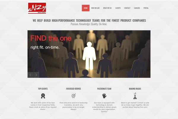 Bigbang theme site design template sample