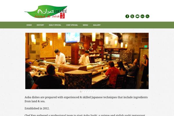 Restaurateur theme site design template sample