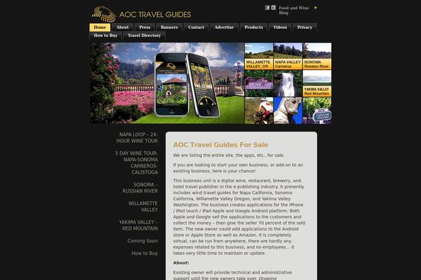 Aoc theme site design template sample