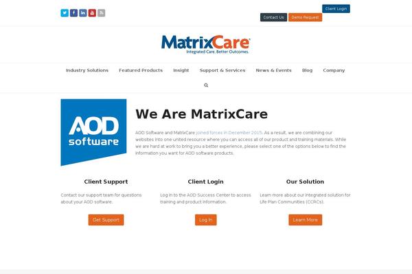 AOD theme websites examples