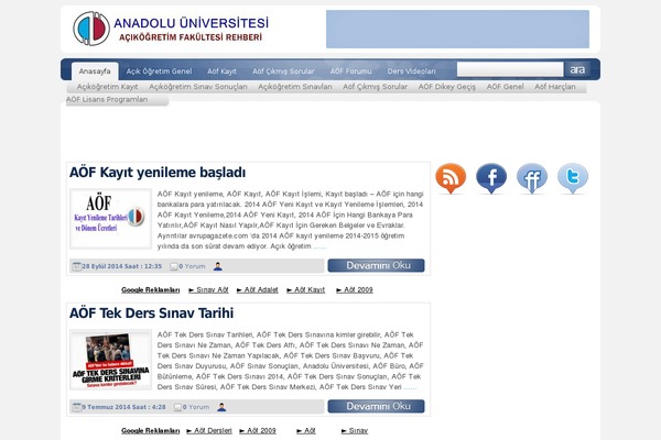 aofsistemi.com site used SEO Hocasi V3